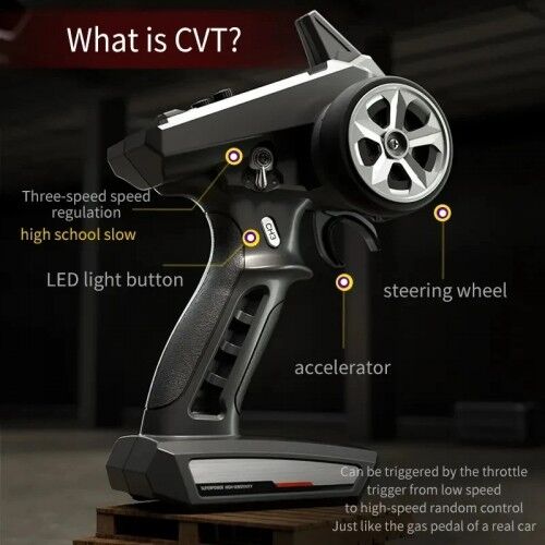 SUCHIYU SCY16103 1:16 4WD RC Car With Led Lights 2.4g Radio